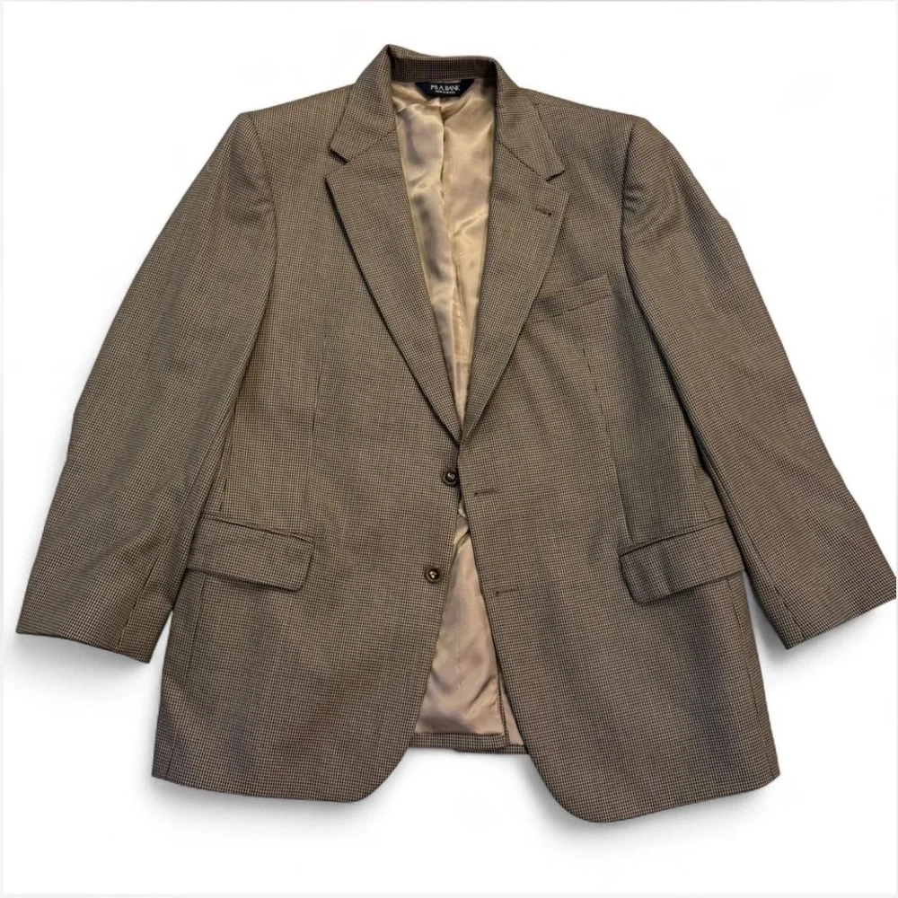 Jos. A Bank 100% Wool‎ Suit Jacket Blazer Beige Size 44R